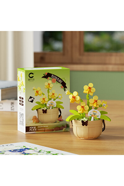Choice7 BOX 7480 DIY Micro Building Blocks MINI Colorful Creative Floral Bask...