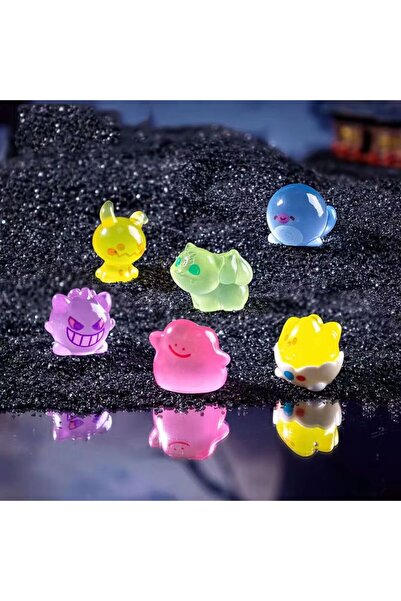 Choice 1 set 6 pcs 6pcs/Set Anime Figures Cute Pikachu Gengar Bulbasaur Lumin...