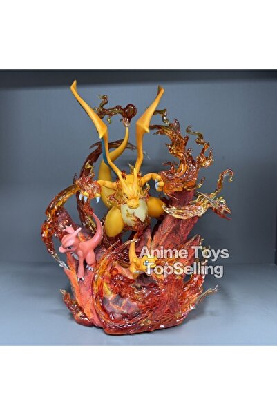 Choice1 Bandai A 30cm Anime Pokemen Figure Charizard ‌Family‌ Action Figures ...