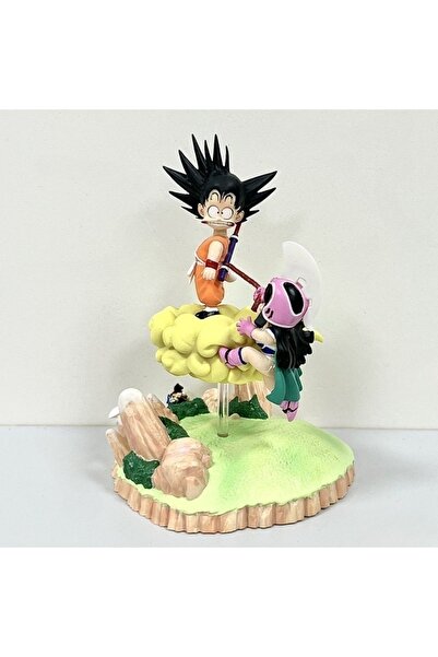 Choice Bandai A 10cm/3.94in Anime Dragon Ball Figure Chichi and Son Goku Acti...