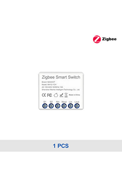 Choice5 1Pcs ZigBee Smart Light Switch Module 12A MiNi DIY Breaker Support 2 ...