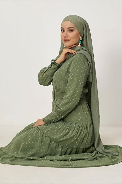 Alvina Belted Polka Dot Dress 46831