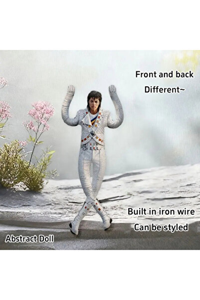 Choice15 Type N 1PC Michael Jackson Bendable Plush Doll Built-in Iron Wire Fr...