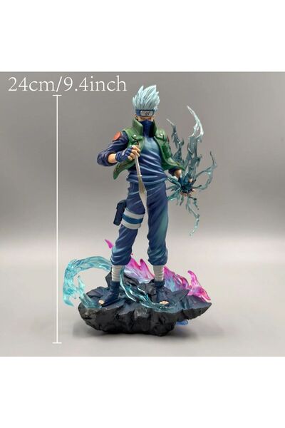 Choice Bandai green 24cm 9.4 inch Anime Hatake Kakashi Action Figures Pvc Sta...