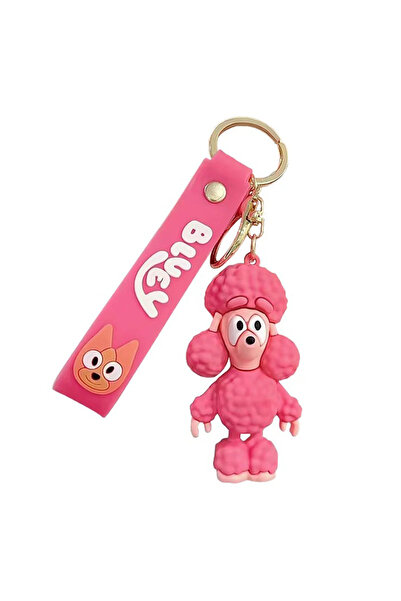 Choice5 1pcs Cartoon Bluey Family Doll Creative Car Chain Keychain Bag Pendan...