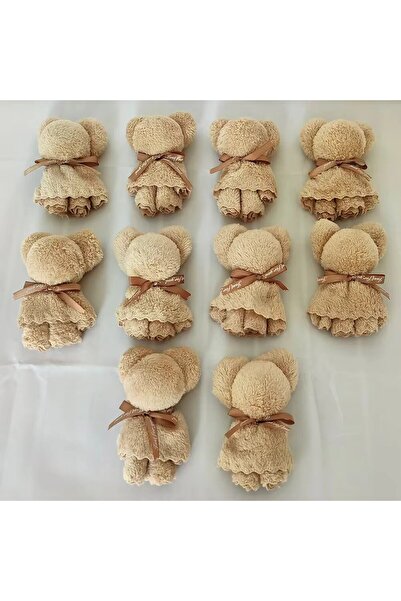 Choice 02 10PCS Bear Towel 30*30cm Coral Fleece Wedding Favors For Guests Bul...