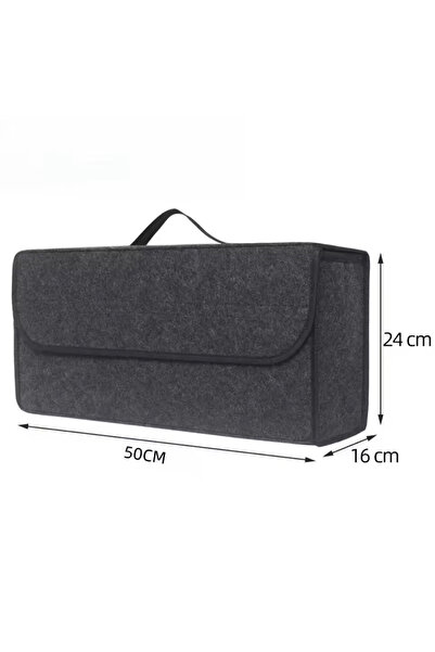 Choice Grey Car Trunk soft Organizer Felt Storage Box Accessories Large Anti ...