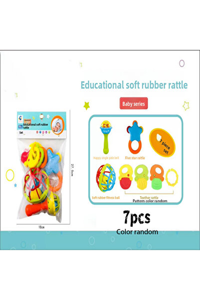 Choice1 7PCS-Color random 5/10pc Baby Rattles 0 12 Months Baby Educational To...
