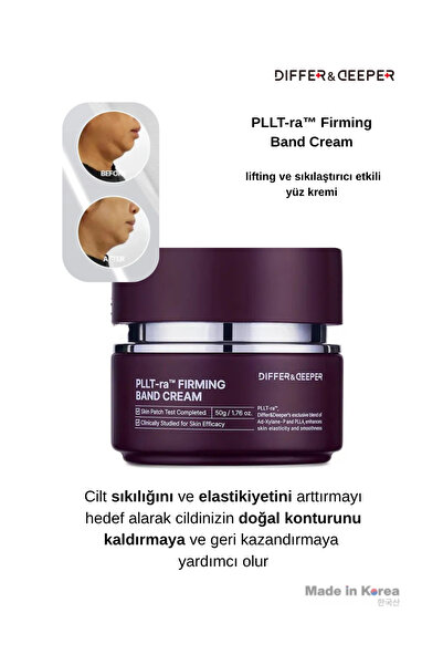DIFFER&DEEPER Firming Band Cream Gıdı Toparlayıcı, Sıkılaştırıcı Ve Lifting E...