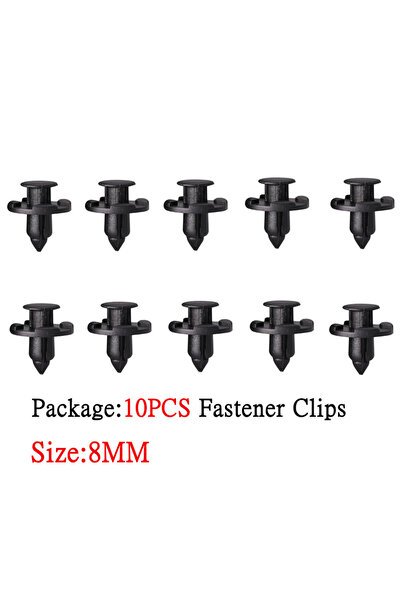 Choice1 10pcs one set 10/20/30/40pcs New Plastic 8mm Car Clips Auto Fastener ...