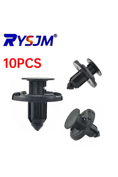 Choice 10PCS 10/20/50pcs 8mm Diameter 8mm Black Plastic Auto Fasteners Rivets...