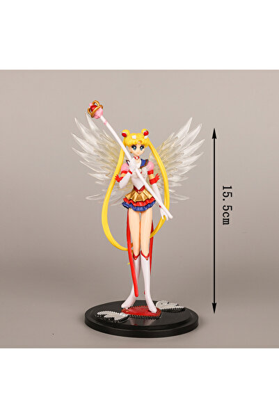 Choice7 Bandai 1pc New Cartoon 23cm Anime Sailor Moon Tsukino Action Figure W...