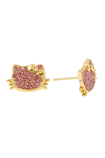 choice2 ES243 Hello Kitty Kuromi Earrings Cute Heart Rhinestone Earrings Birt...
