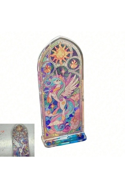 Choice Hasbro style 4 1/4 Pcs DIY Window Stand Decorations for Tabletop Displ...
