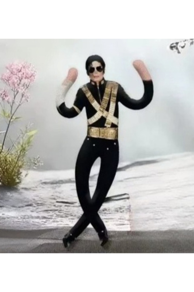 Choice3 L 4 2026 New MJ Michael Jackson Cosplay Prop Doll Plush Figure Abstra...