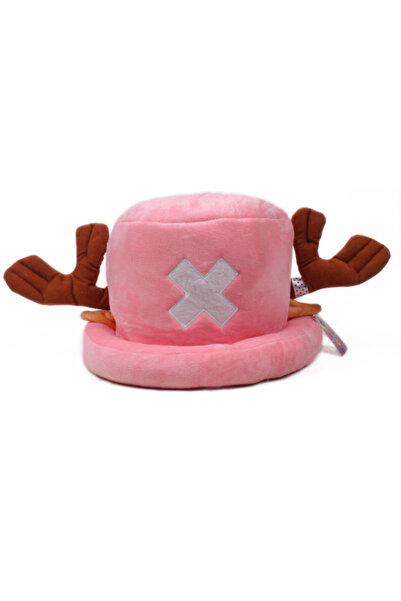 choice2 Bandai Pink Anime One Piece Chopper Cosplay Hat Soft Plush Warm Cap w...