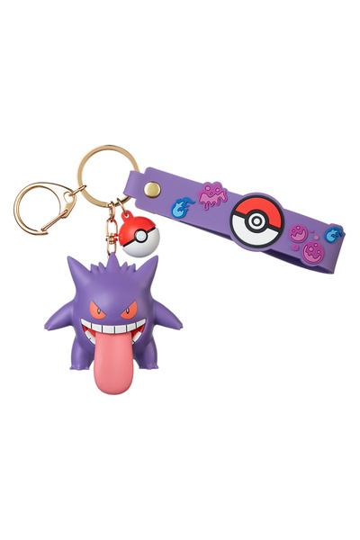 Choice4 5.5cm Gengar Genuine Pokemon Morpeko Keychain Gengar Meowth Cubone Ji...