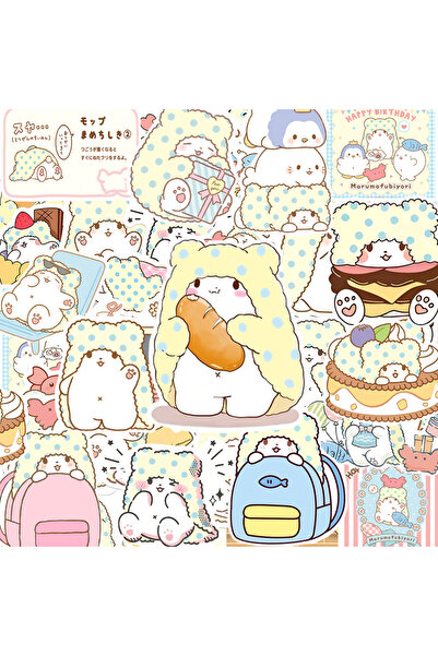 Choice1 50PCS 10/30/50pcs Kawaii Marumofubiyori‌ Stickers Cute Anime Decals D...