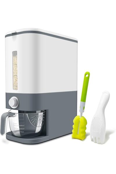 HOOKOR Hocor Rice Dispenser, Made of Plastic, 1 Piece, 11 kg Capacity