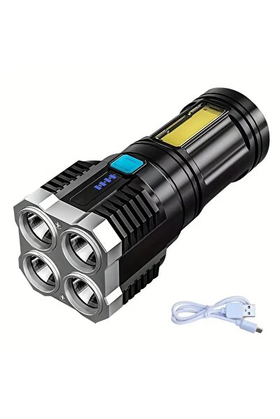 Choice5 FL-013 Super Bright Mini LED Flashlight USB Rechargeable Portable COB...