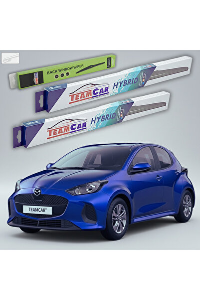 TEAMCAR Windshield Wipers Mazda 2 Hybrid XP210 Facelift 2024-2026 Front and R...