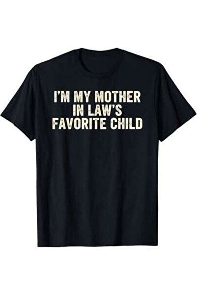 NOURAM Funny Parent Men Women I'm My Mother In Law's Favorite Child T-ShirtMe...