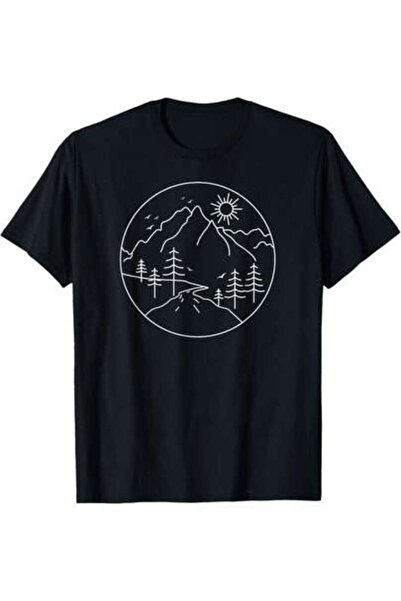 21JNRY Sunrise Mountain Nature Hiking Camping Outdoors Mountains T-ShirtMen's...