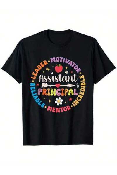 kai22 تي شيرت Groovy School Assistant Principal Teacher Appreciation مناسب لل...