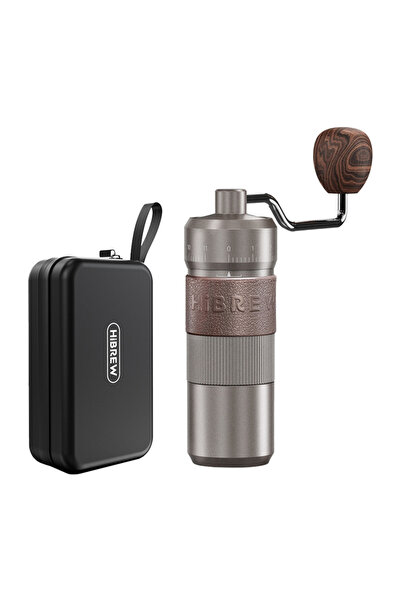 HIBREW Râșniță manuală de cafea cu reglare a măcinării pentru boabe de cafea