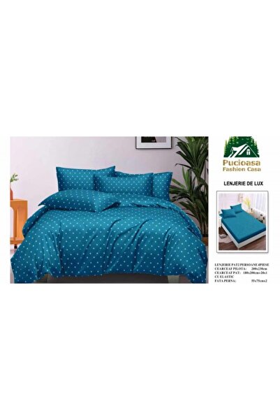 Pucioasa Set de lenjerie de pat, 4 piese, cearșaf elastic