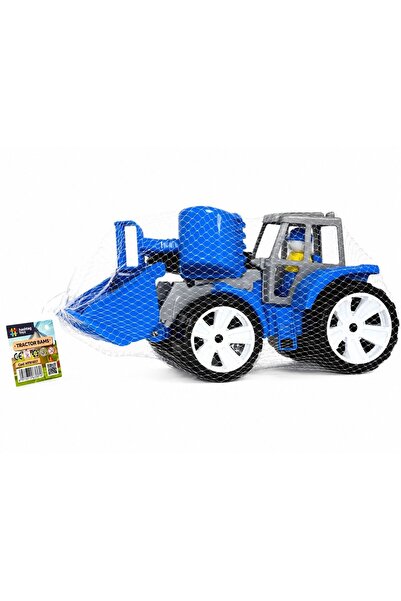 Viva Toys Tractor Bams 2 cu 2 Cupe Albastru Gri