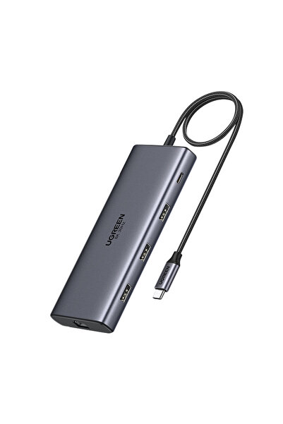 Ugreen Hub USB-C 2x HDMI 3x USB pentru Laptop PC Mac 8K PD 100W