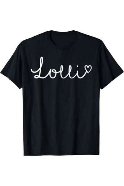 NOURAM Gifts For Women Grandma Heart Mother's Day Lolli T-ShirtMen's Cotton T...