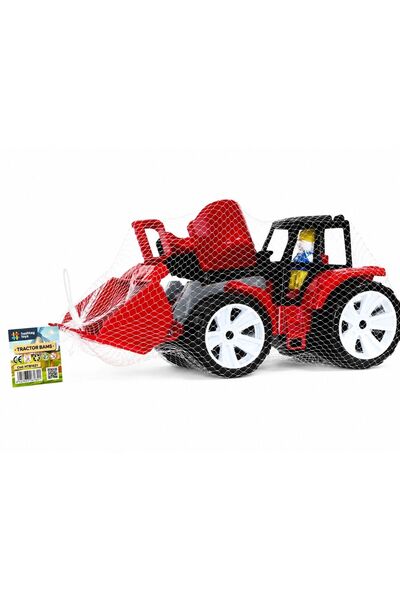 Viva Toys Tractor Bamps 2 cu 2 Cupe Negru Rosu