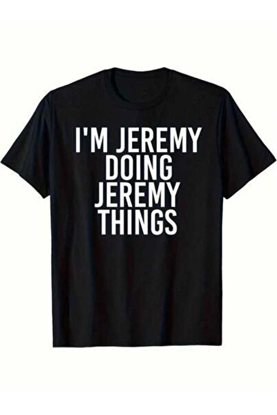 kai22 قميص مطبوع عليه I'M DOING JEREMY THINGS، فكرة هدية مضحكة، مريح وقابل لل...