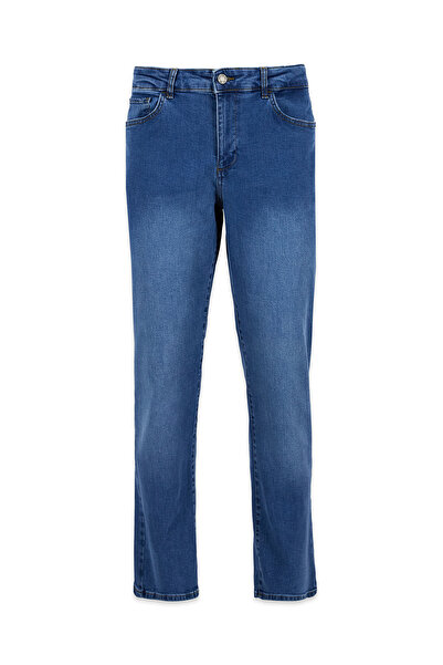 Kiğılı Regular Fit Standard Cut Cotton 5-Pocket Denim Trousers