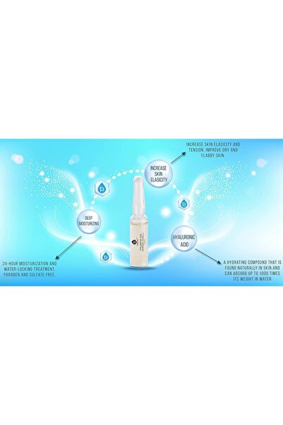 Pursonic مجموعة أمبولات سيروم حمض الهيالورونيك الطبيعي 100% للترطيب، علاج مضا...