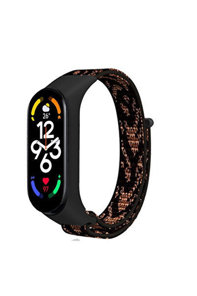 Choice36 For Mi band 4 3 Leopard Nylon loop For Mi Band 7-7 nfc smartwatch Wr...