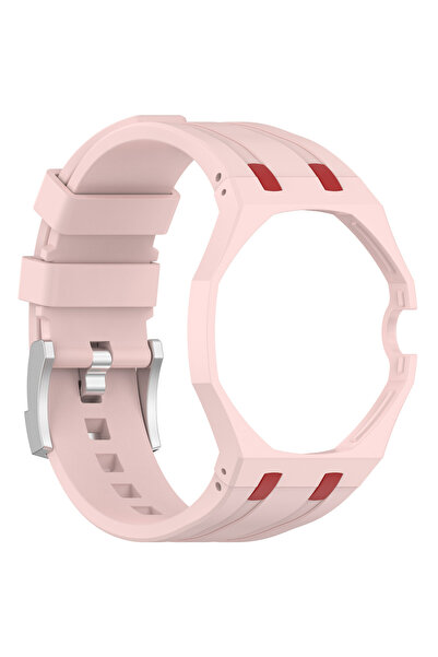 Choice6 For Royal POP Pink red-3 2 In 1 Strap + Case for Swatch x AP Royal po...