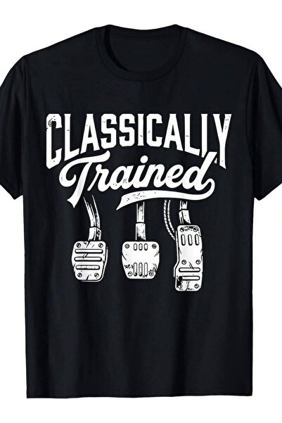 21JNRY Men' Retro Car Pedals Graphic T-Shirt Dimmer Manual Driving, Vintage A...