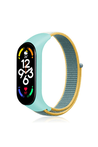 Choice53 For Mi band 7 6 5 Sunshine 28 Nylon loop For Mi Band 7-7 nfc smartwa...
