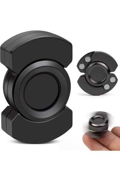 GENERAL 3 in 1 Fidget Toys for Adults Dj Player Sliding Rotating Game Stainle...