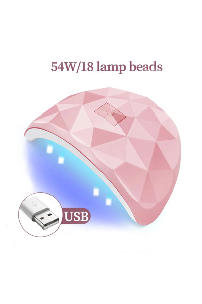 choice2 DUTRIEUX USB Type-C Pink No Display Nail Dryer Lamp UV Nail Polish La...