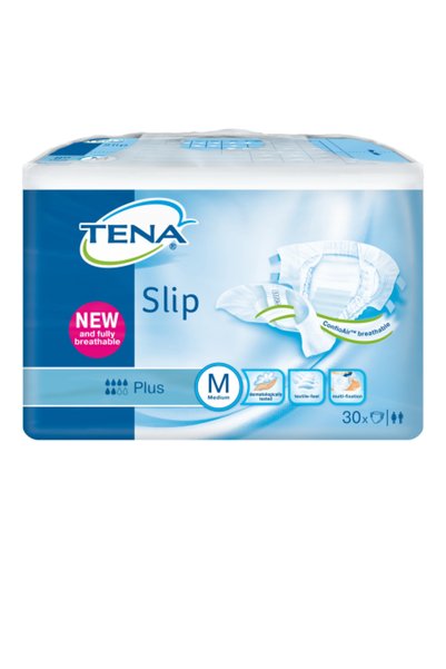 TENA حفاضات سليب بلس للكبار مقاس متوسط 30 قطعة