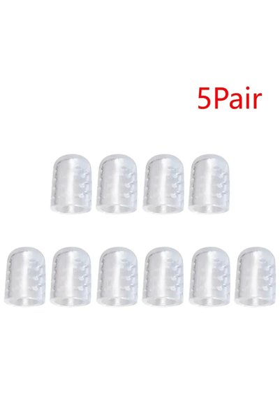 Choice 5 Pairs Toe Covers Silicone Toe Caps Anti-Friction Breathable Toe Prot...