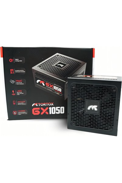 Tortox GX1050 1050W ATX Power Supply,80 Plus Gold,Full Modular,Japanese Capac...