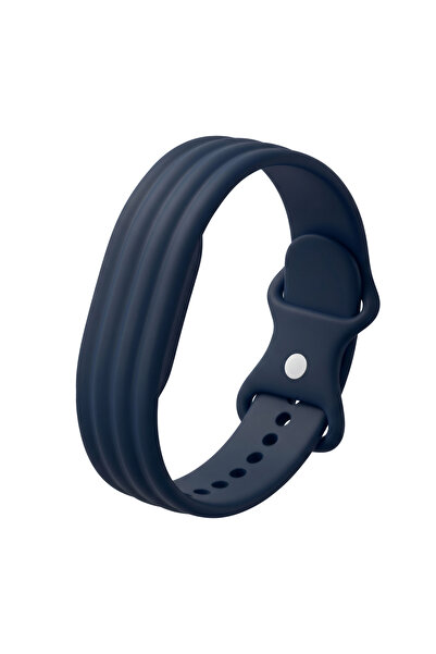 Choice3 حزام رياضي رسمي من النايلون والسيليكون من Google Fitbit Air Blue لساع...