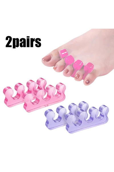 Choice9 2pairs mix 1/2Pairs Toe Separators For Bunion & Nail Polish - Pedicur...
