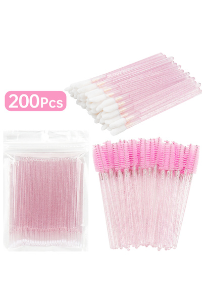 Choice3 200 pcs A0153-Pink Wholesale 200 Pcs Eyelash Extension Removal Micro ...