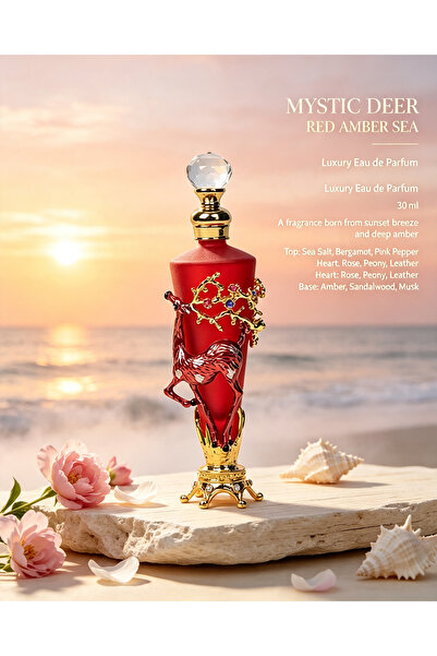 ARIANA 30ml Luxury Decorative Attar Bottle, Elegant Metal Deer with Crystal B...